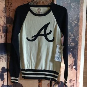 NWT Atlanta Braves Ladies Sweater
